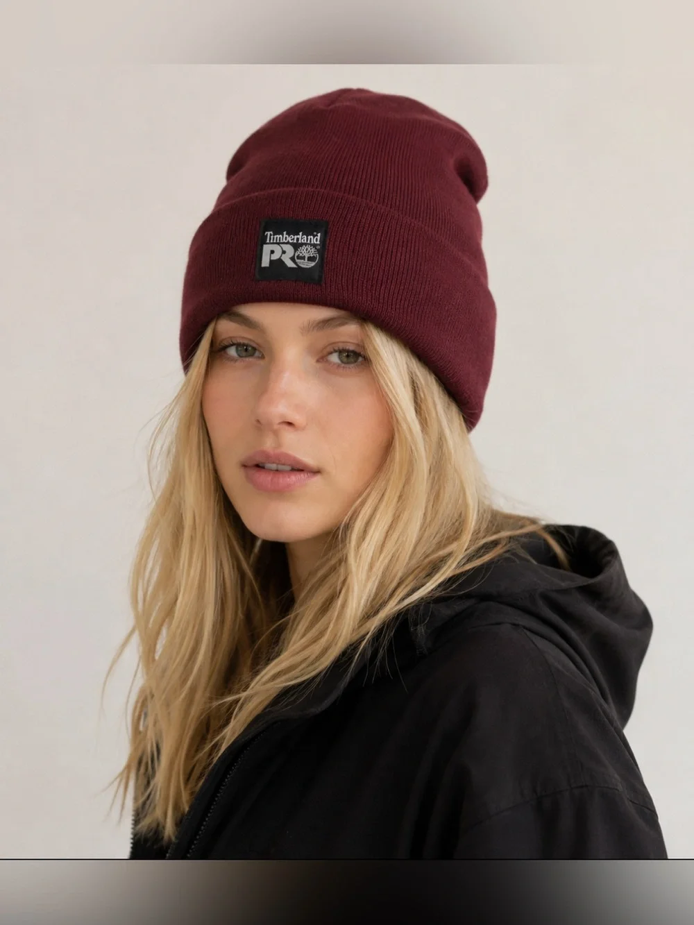 Timberland PRO Watch Cap Beanie Hat Unisex One Size Color Maroon NWT